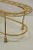 Gold Mid 20th Century Italian Hollywood Regency Gold Gilt Iron Oval 2 Tier Rope Tassel Coffee Table For Sale - Image 8 of 11