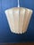 Vintage Mid-Century Modern Resin and Metal Cocoon Pendant Lamp Shade For Sale - Image 12 of 12