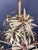 Vintage Tole Olive and Olive Leaf Chandelier For Sale In Richmond - Image 6 of 9