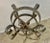 Metal Pair of 19th Century Wrought Iron Wall-Mounted Plant Holders or Torchères For Sale - Image 7 of 11