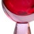 Vintage Seguso Vetri d'Arte Murano Sommerso Red Purple Alexandrite Italian Art Glass Flower Vase For Sale In Orlando - Image 6 of 7