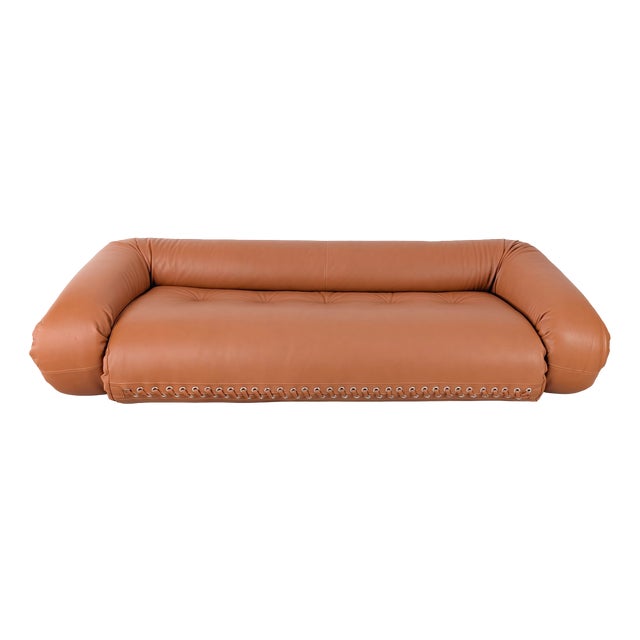 Anfibio Sofa in Cognac by Allessandro Becchi for Collezioni For Sale