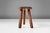 1920s Rustic Wooden Tripod Stool, France, 1920s For Sale - Image 5 of 11