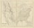 Brown Antique Map of the United States with Oregon Territory, 1860 For Sale - Image 8 of 8
