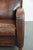 Vintage Brown Sheepskin Armchair For Sale - Image 9 of 17