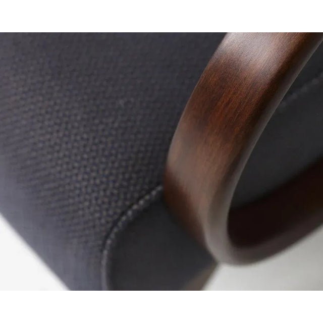 Wood Type C Armchair by Jindřich Halabala, 1930s For Sale - Image 7 of 13