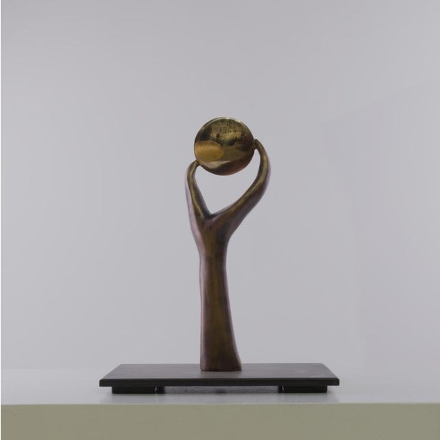 Isamu Noguchi Eye of Perception Bronze Sculpture by Splady Art Studios For Sale - Image 4 of 7