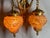 1980 Louis XVI Gold Bronze Amber Crystal Wall Lamp Sconce - 1 Pc For Sale - Image 15 of 18