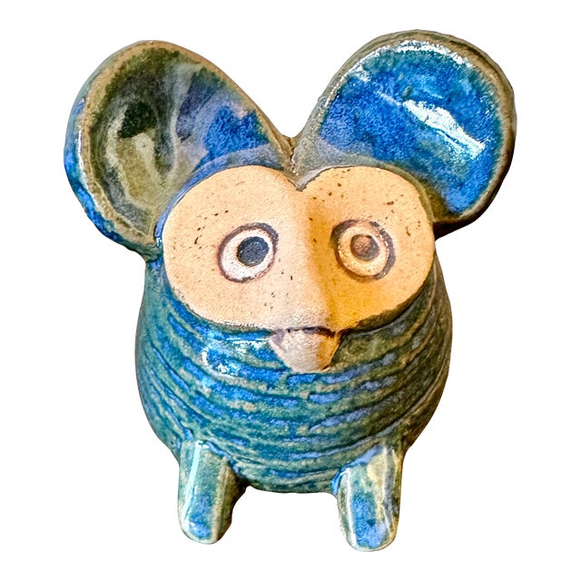 Lisa Larson 1965 "Spökmus" Mouse Menagerie Series Sweden For Sale