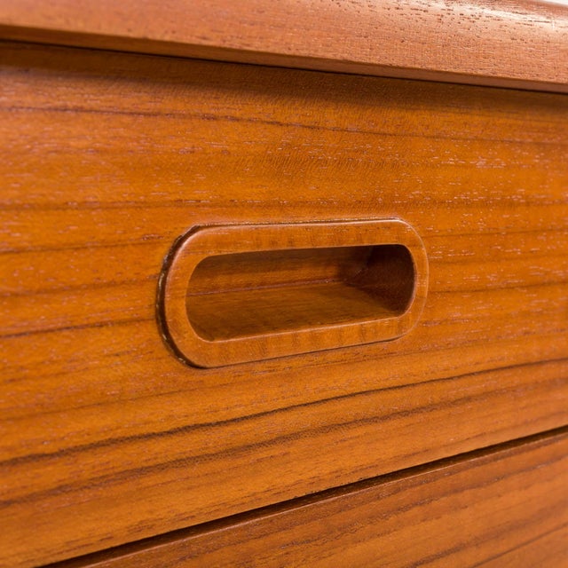 Danish Teak Dresser with Hidden Vanity, 1960s For Sale - Image 6 of 18