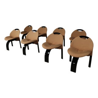 Sail Dining Chairs by Giovanni Offredi for Saporiti Italia, 1973, Set of 8 For Sale