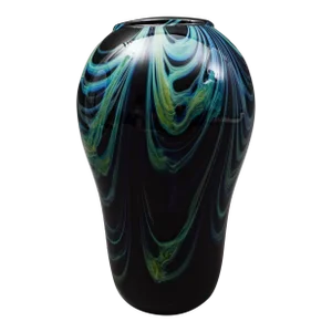 William Worcester Signed 1975 Hawaiian Maui Studio Art Glass Vase
