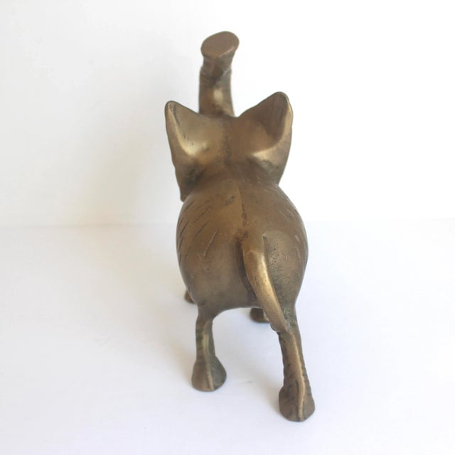 Vintage Brass Elephant For Sale - Image 6 of 8