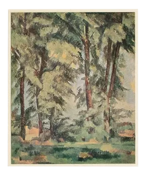 1940s After Paul Cezanne "Big Trees", First Edition Small Swiss Lithograph