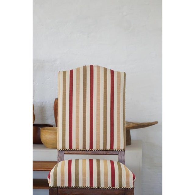 Beige 20th Century Baroque Swedish Dining Chairs in Oak, 1930s, Set of 6 For Sale - Image 8 of 18