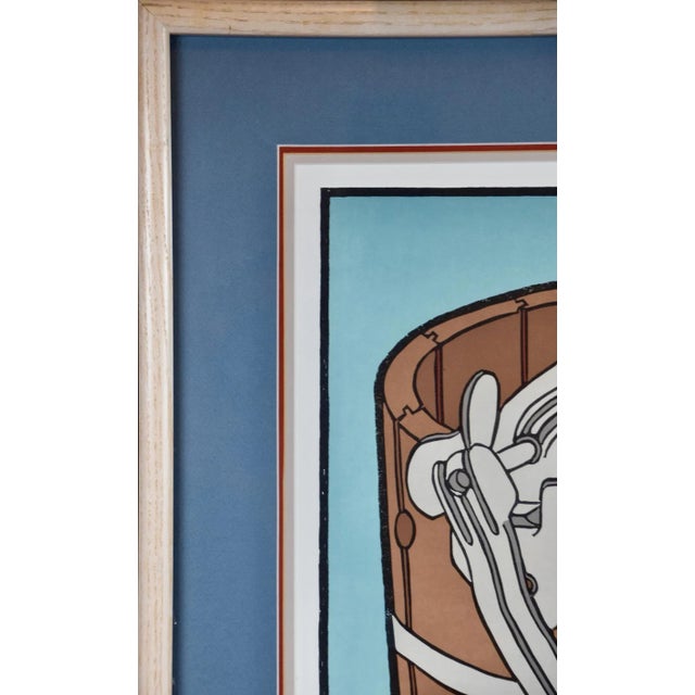 Late 20th Century Chez Panisse Restaurant Birthday Celebration: Original Goines Graphic Art Poster, 1987 For Sale - Image 5 of 5