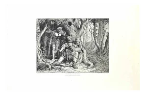Eugenia Relin, Une Embuscade au XVI Siecle, Etching, 1870s
