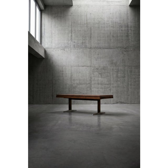 Mid-Century Modern German Rosewood Adjustable Console from E.M.Ü., 1960s For Sale - Image 12 of 18