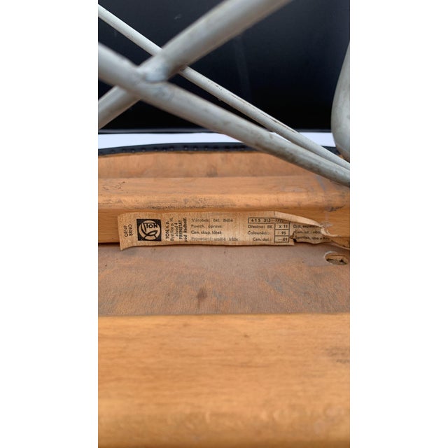 Black Mid-Century Modern Dining Chairs by Miroslav Navrátil for Ton, 1960s, Set of 4 For Sale - Image 8 of 9