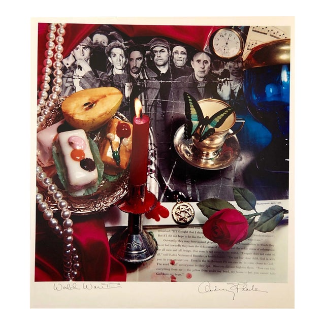 Audrey Flack, Pop Art Vintage Color Photograph Dye Transfer Print Audrey Flack Judaica Photo, 1984 For Sale