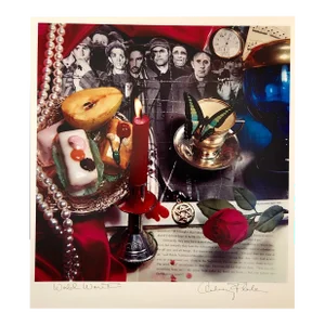 Audrey Flack, Pop Art Vintage Color Photograph Dye Transfer Print Audrey Flack Judaica Photo, 1984