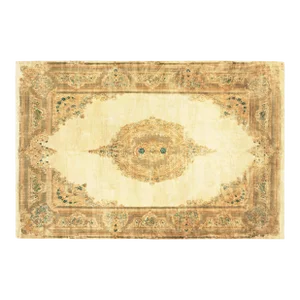 Vintage Persian Decorative Oriental Kerman Arjomand Rug in Large Size