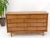 Decorative Light Walnut Faux Bamboo Pulls 8 Drawers Dresser For Sale - Image 9 of 13