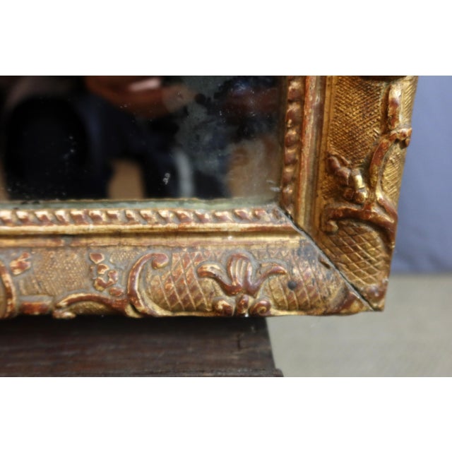 18th Century Gilt Wood Mirror For Sale - Image 5 of 8
