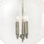 Regina Andrew Globe Pendant in Polished Nickel For Sale - Image 4 of 5