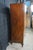 Antique English Art Deco Queen Anne Style Burr Walnut Armoire Wardrobe Closet For Sale - Image 12 of 18