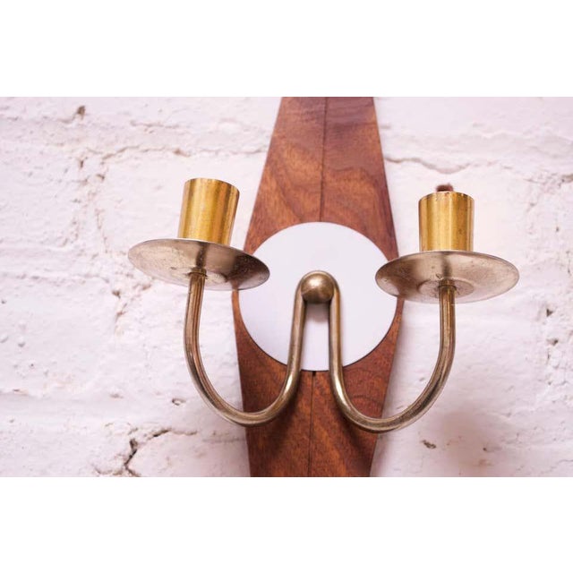 Mid Century Modern Diamond Candle Wall Sconces Candleholders