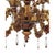 Handcrafted Modern Brown Ca Rezzonico Chandelier with Curled Murano Glass by Simoeng for Simoeng For Sale - Image 3 of 9