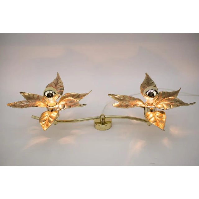 Willy Daro Wall or Ceiling Double Lamp by Willy Daro for Massive, Belgium, 1960s For Sale - Image 4 of 9