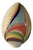 White Egg with Multicolored Reeds Table Lamp by Simoeng For Sale
