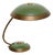 Vintage Bauhaus Enamel and Brass Desk Lamp attributed to Helo Leuchten, 1950s For Sale