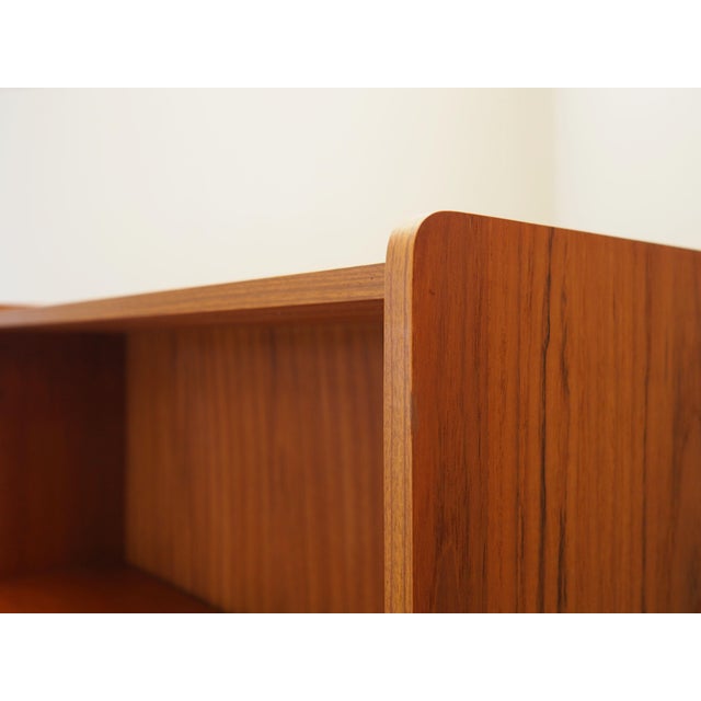 Orange Vintage Danish Teak Bookcase, 1960s For Sale - Image 8 of 18
