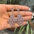 Sparkling Elegant 5.07 TCW Pink Sapphire & Diamond Partywear Dangle Earrings, 2 Pieces For Sale - Image 9 of 13