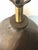 Brown Vintage Mid-Century Large Flame Glaze Studio Pottery Lamp For Sale - Image 8 of 11