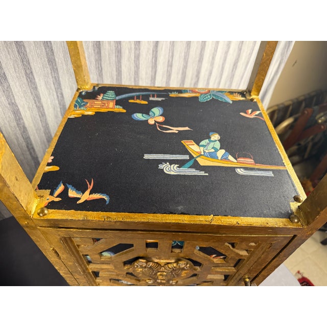 Pair of Late 20th Century Chinoiserie Nightstands / Cabinets For Sale In Palm Springs - Image 6 of 15