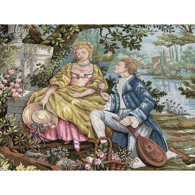 Garden of Love Tapestry by Marc Waymel for Franklin Mint, 1987 For Sale - Image 4 of 7