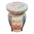 Ceramic Blue and White Round Garden Stool For Sale