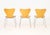 Arne Jacobsen X Fritz Hansen Series 7 Side Chairs, 3 For Sale In New York - Image 6 of 6