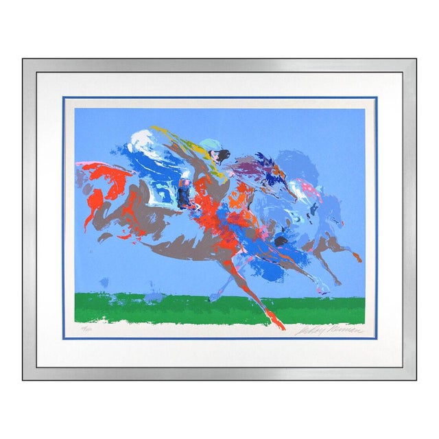 Mid 20th Century In The Stretch, LeRoy Neiman For Sale
