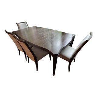 Bernhardt Clarendon Rectangular Dining Table and Four Chairs (Sold as a Set of 5) For Sale