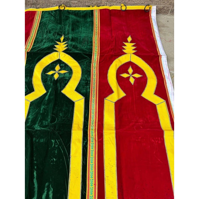 Hand-Crafted Moroccan Caidale Tent by Berber Tribes, 20 ft x 40 ft For Sale - Image 11 of 13