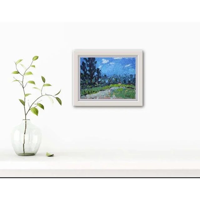 Modern Contemporary Impressionist Landscape Oil Painting For Sale - Image 12 of 12