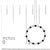 Early 21st Century .925 Sterling Silver 1 3/4 Cttw Alternating Black and White Diamond Open Circle Hoop Pendant Necklace (H-I Color, I2-I3 Clarity) - 18" Inches For Sale - Image 5 of 5