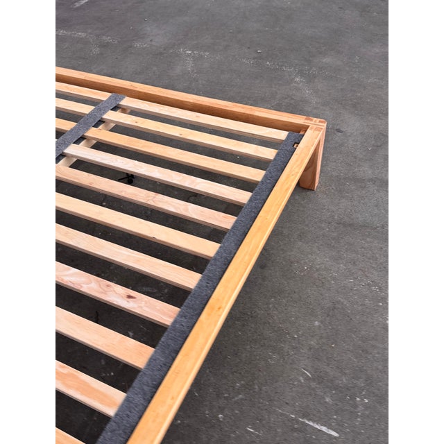 Beige California King Size Thuma Classic Bed Frame For Sale - Image 8 of 12