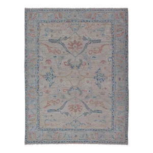 Hand Knotted Oushak Rug by Keivan Woven Arts 4'11 X 6'10