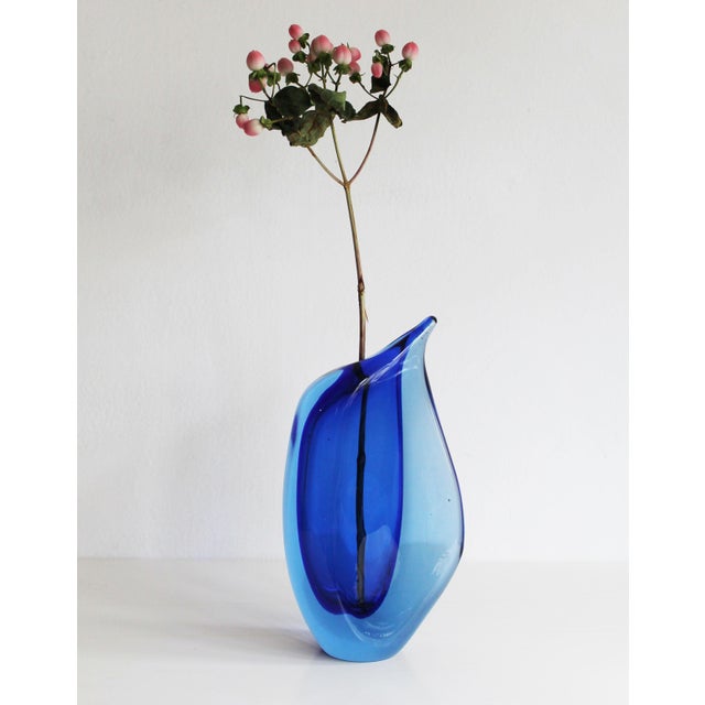 Model 6011 Flower Vase by Maria Stahlikova and Milena Veliskova for Skrdlovice, 1960s For Sale - Image 12 of 14